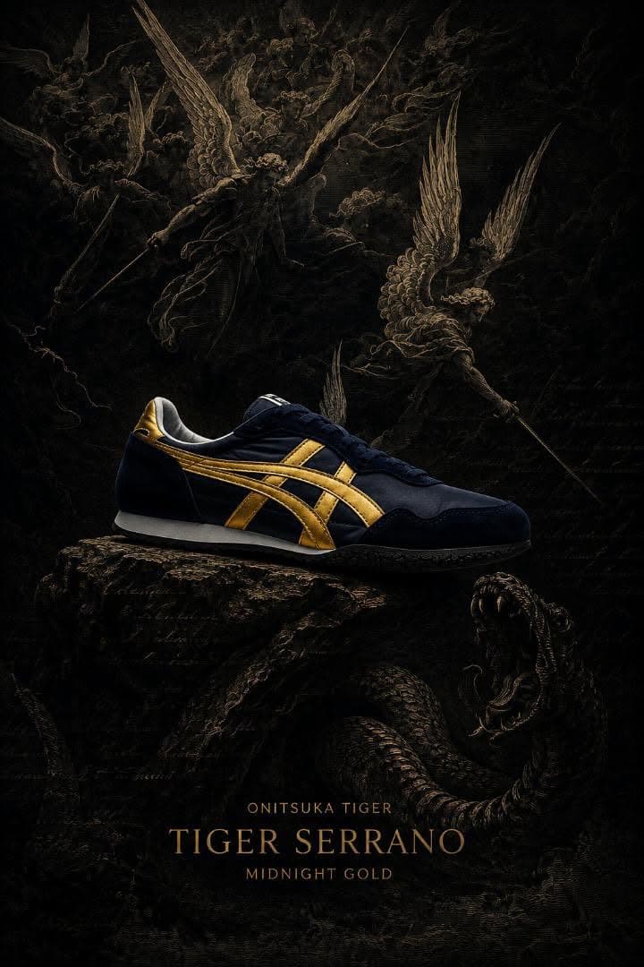 Onitsuka Tiger Serrano — Midnight Gold